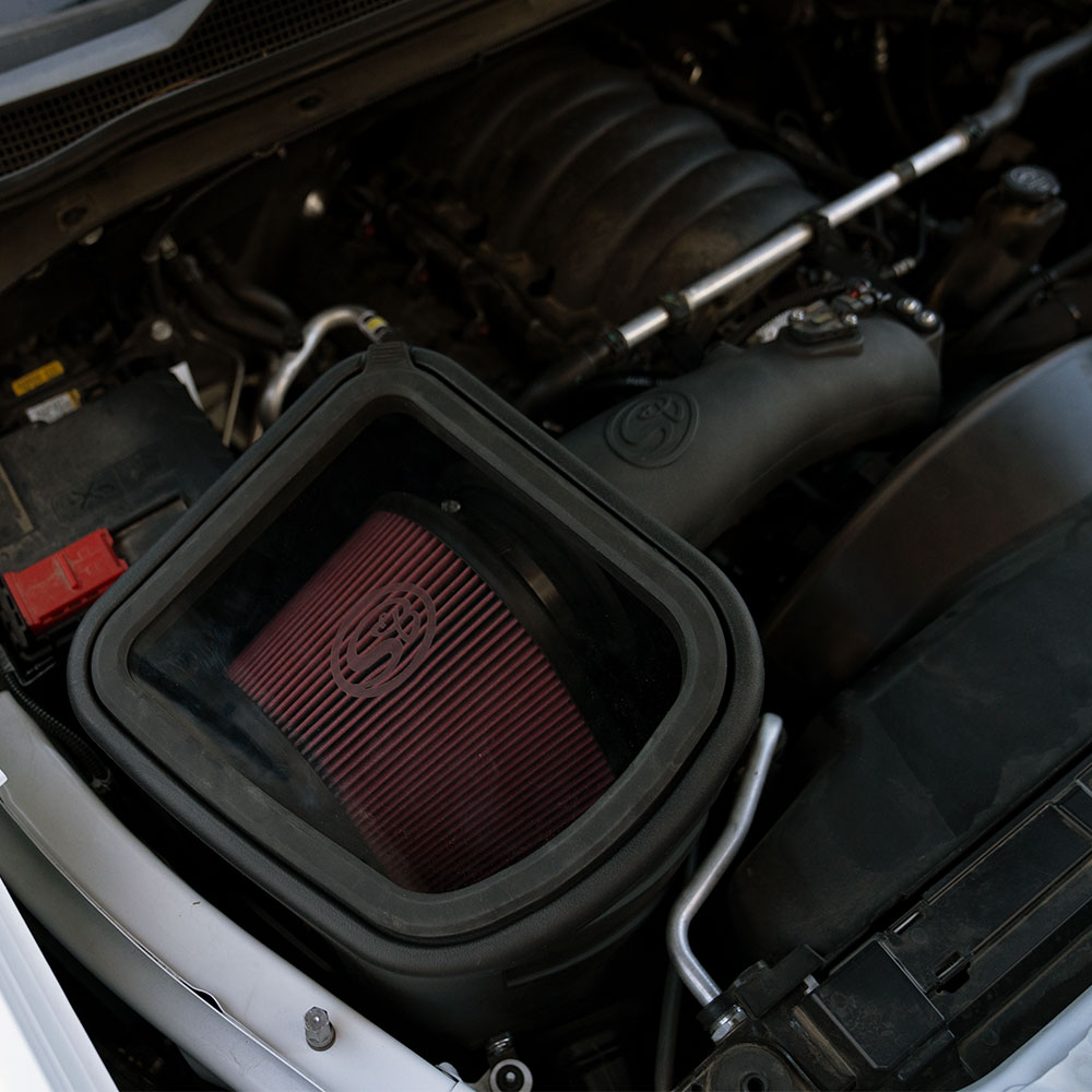Cold-Air-Intake-For-20-22-SilveradoSierra-25003500-6.6L-With-Cotton-Cleanable-Filter-SB