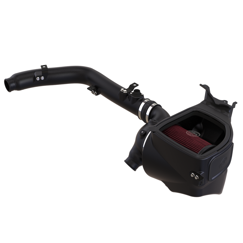 Cold-Air-Intake-For-21-23-Ford-Bronco-2.7L-Cotton-Cleanable-Filter-Sb