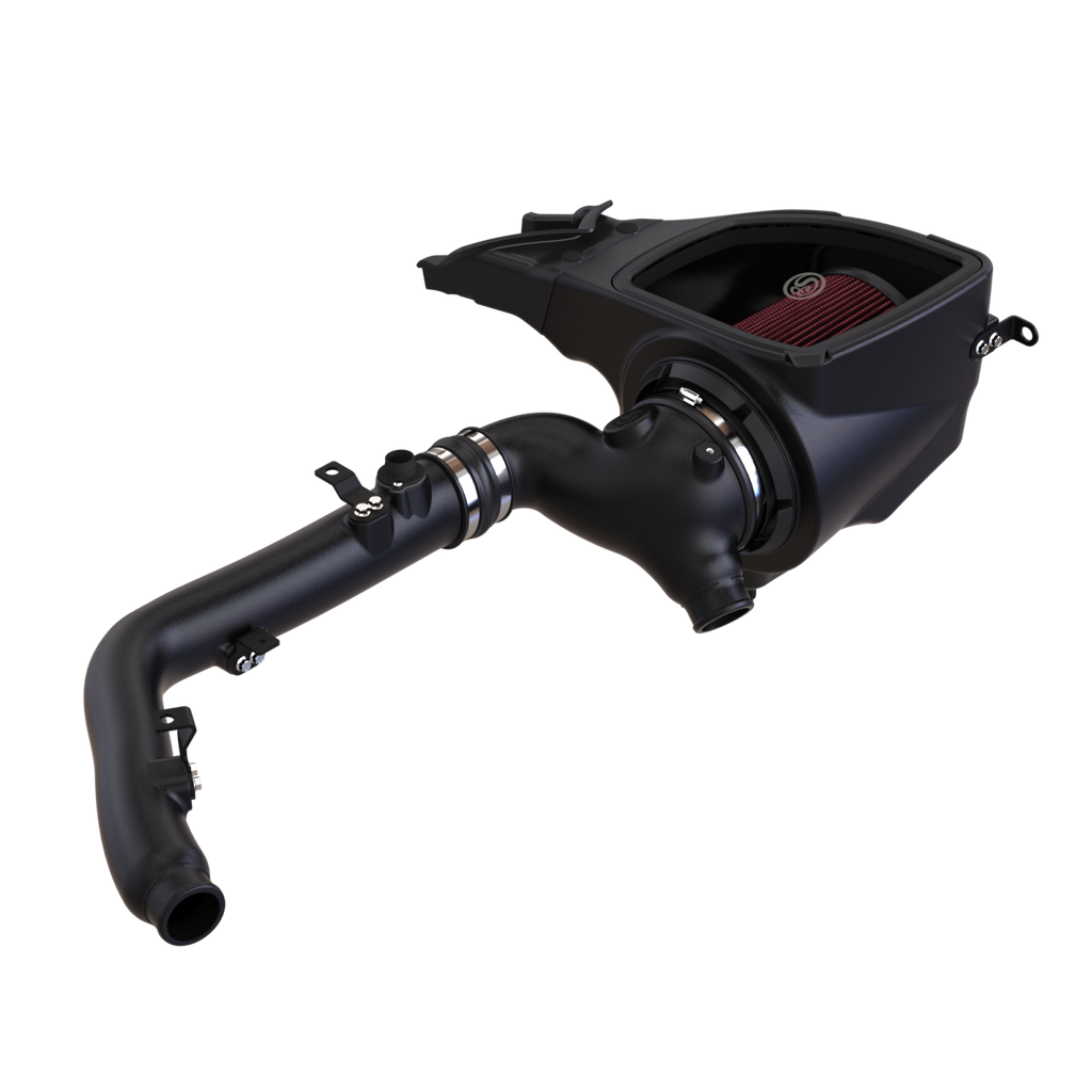 Cold-Air-Intake-For-21-23-Ford-Bronco-2.7L-Cotton-Cleanable-Filter-Sb
