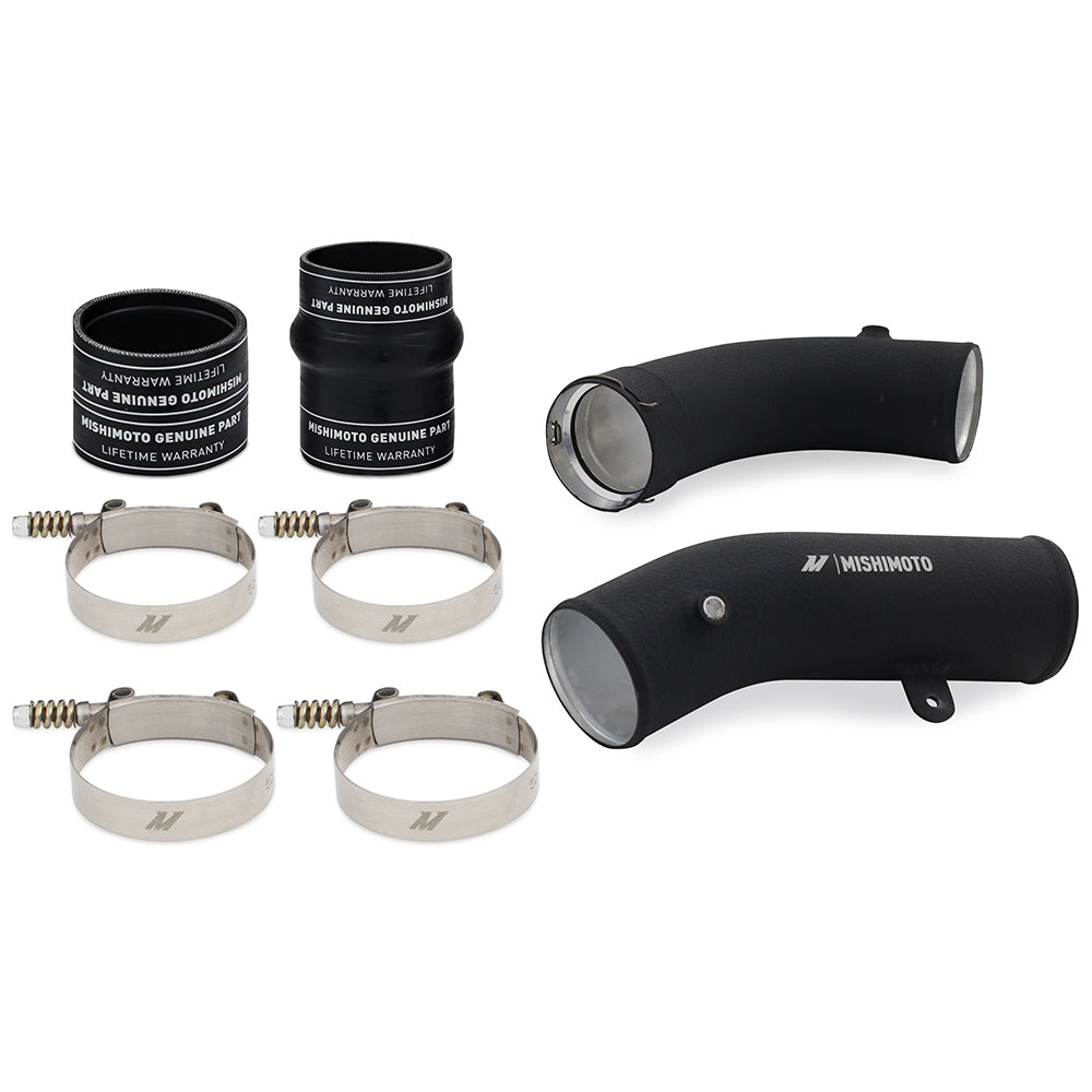 Cold-Side-Intercooler-Pipe-And-Boot-Kit,-Fits-6.6L-Duramax-(L5p)-17-19,-Black