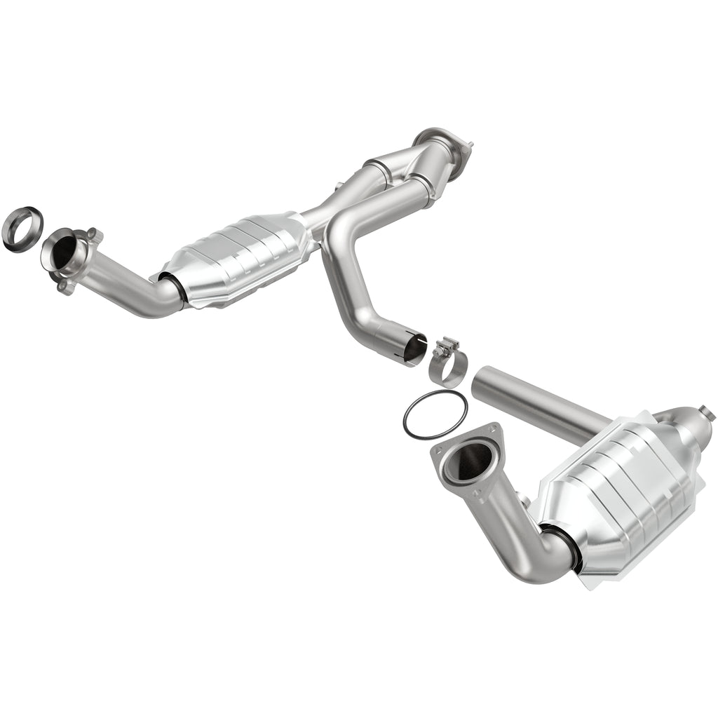 Conv-Df-02-06-Cadillac-Escalade--02-06-Chevy-Avalanche-5.3L-Dual-Conv-Y-Pipe-Assembly-2Wd