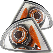 Load image into Gallery viewer, Corner-Lights-1999-2001-Bmw-3-Series-E46-Euro-Corner-Lights-Chrome-W-Amber-Reflector