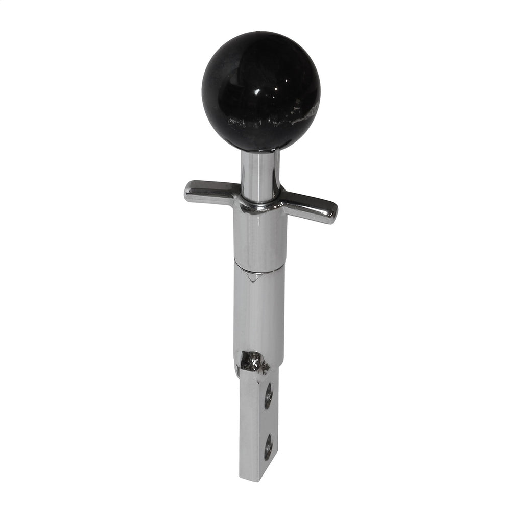 Corvette-Reproduction-Chrome-Shifter-Handle-W-Black-Chrome-Knob-For-68-1982-Co