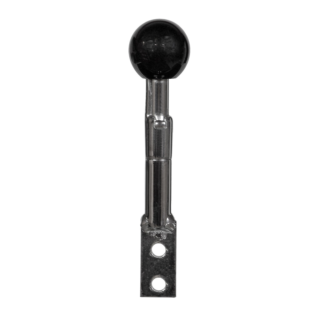 Corvette-Reproduction-Chrome-Shifter-Handle-W-Black-Chrome-Knob-For-68-1982-Co