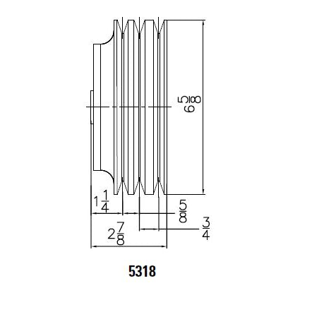 Crankshaft-Pulley---Aluminum---Triple-Groove