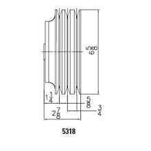 Load image into Gallery viewer, Crankshaft-Pulley---Aluminum---Triple-Groove