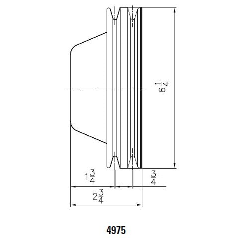 Crankshaft-Pulley---Chrome---Double-Groove