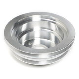 Trans-Dapt 8737 CRANKSHAFT PULLEY ALUMINUM BB CHEVY LWP MACHINED FINISH