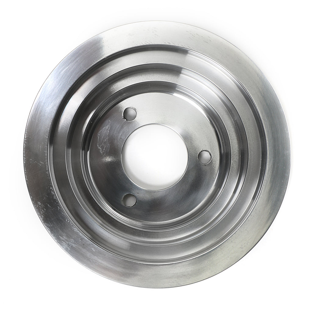 Crankshaft-Pulley-Aluminum-Bb-Chevy-Lwp-Polished-Finish
