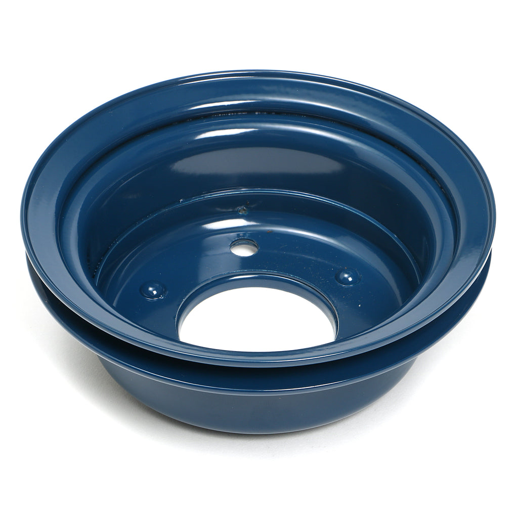 Crankshaft-Pulley;-1-Groove;-65-66-Ford-289;-O.E.-Water-Pump--Ford-Blue