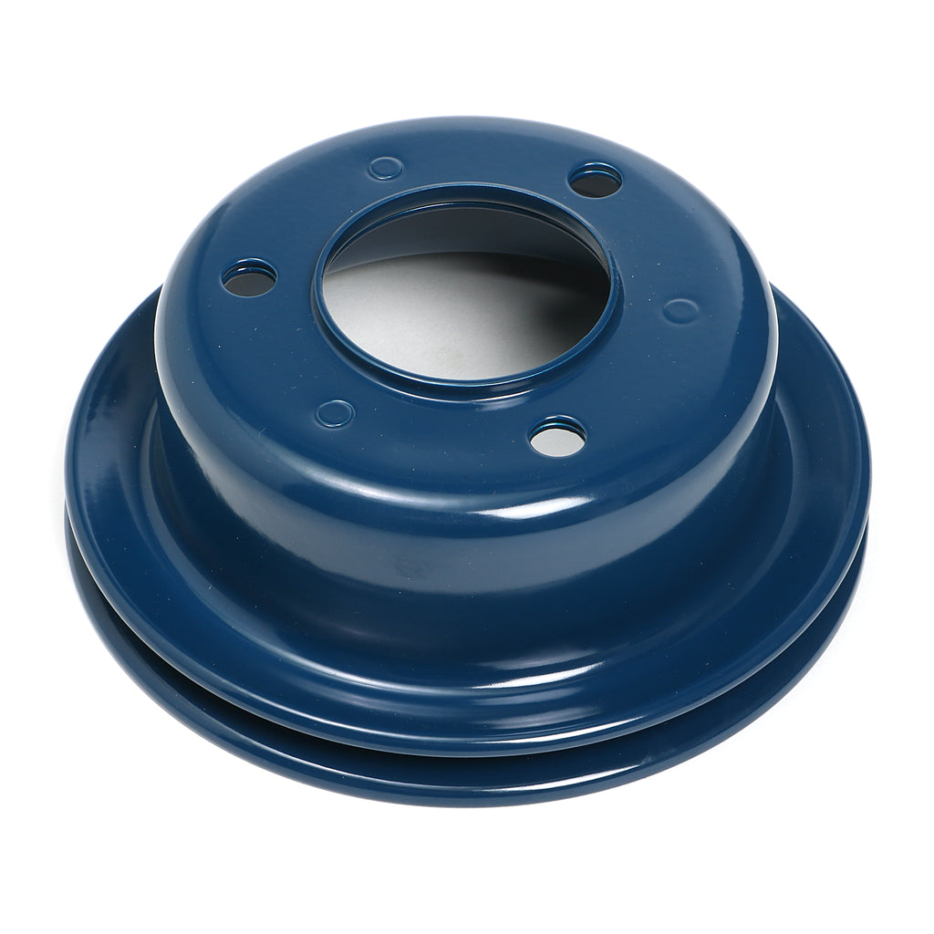 Crankshaft-Pulley;-1-Groove;-65-66-Ford-289;-O.E.-Water-Pump--Ford-Blue