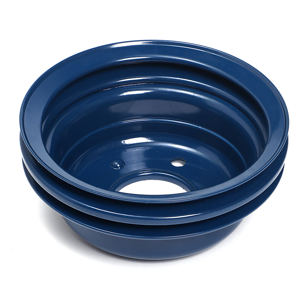 Crankshaft-Pulley;-2-Groove;-65-66-Ford-289;-O.E.-Water-Pump--Ford-Blue