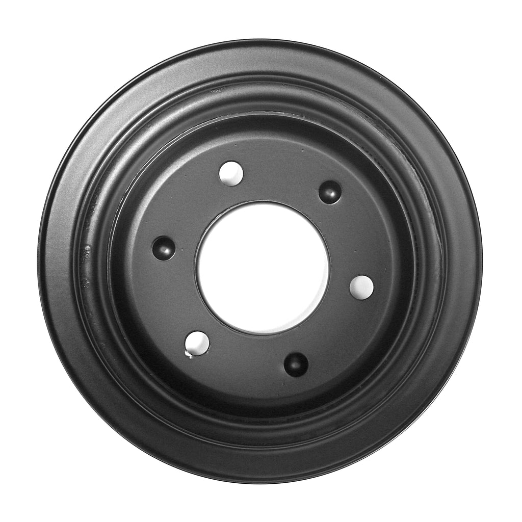 Crankshaft-Pulley;-2-Groove;-65-66-Ford-289;-O.E.-Water-Pump--Asphalt-Black