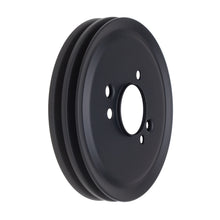 Load image into Gallery viewer, Crankshaft-Pulley;-2-Groove;-Chevrolet-Bb-(65-68);Short-Water-Pump-Asphalt-Black