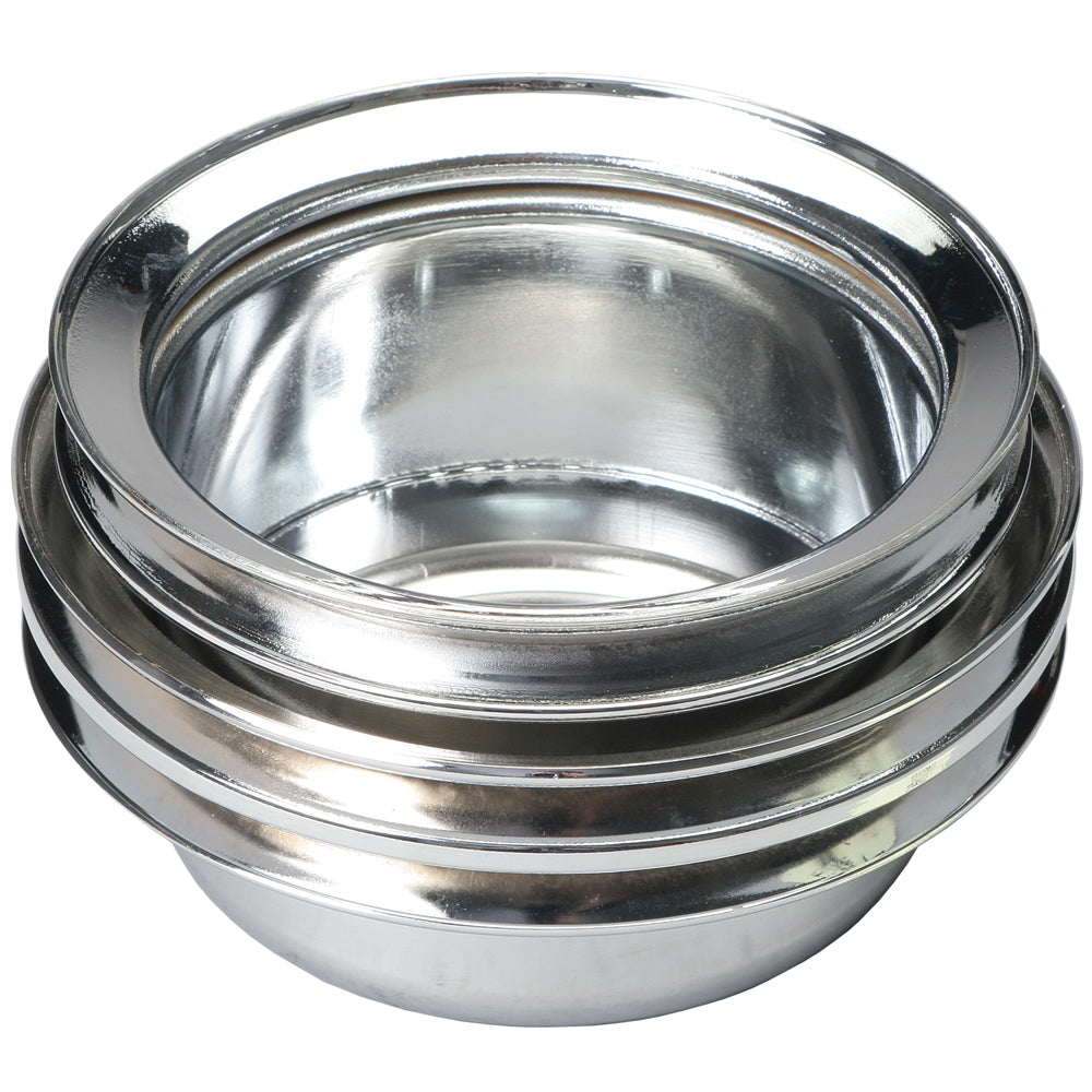 Crankshaft-Pulley;-3-Groove;-1965-1966-Ford-289;-O.E.-Water-Pump-Chrome