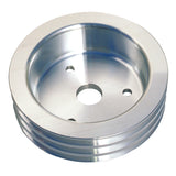 Trans-Dapt 8894 CRANKSHAFT Pulley; 3 Groove; 55-68 CHEVROLET 396-454; SHORT W/P- Pol. ALUMINUM