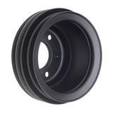 Trans-Dapt 8311 CRANKSHAFT Pulley; 3 Groove; 65-66 FORD 289; O.E. Water Pump- ASPHALT BLACK