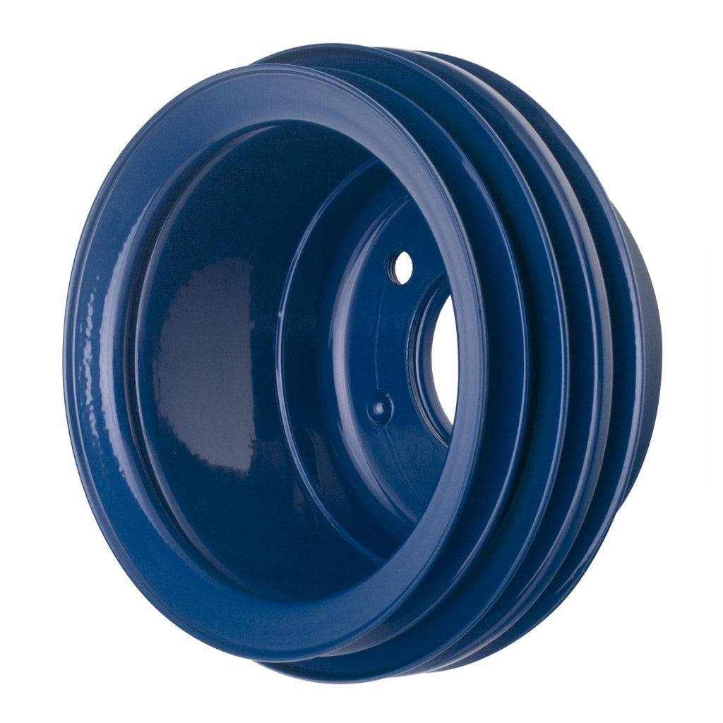 Crankshaft-Pulley;-3-Groove;-65-66-Ford-289;-Oe-Water-Pump--Ford-Blue