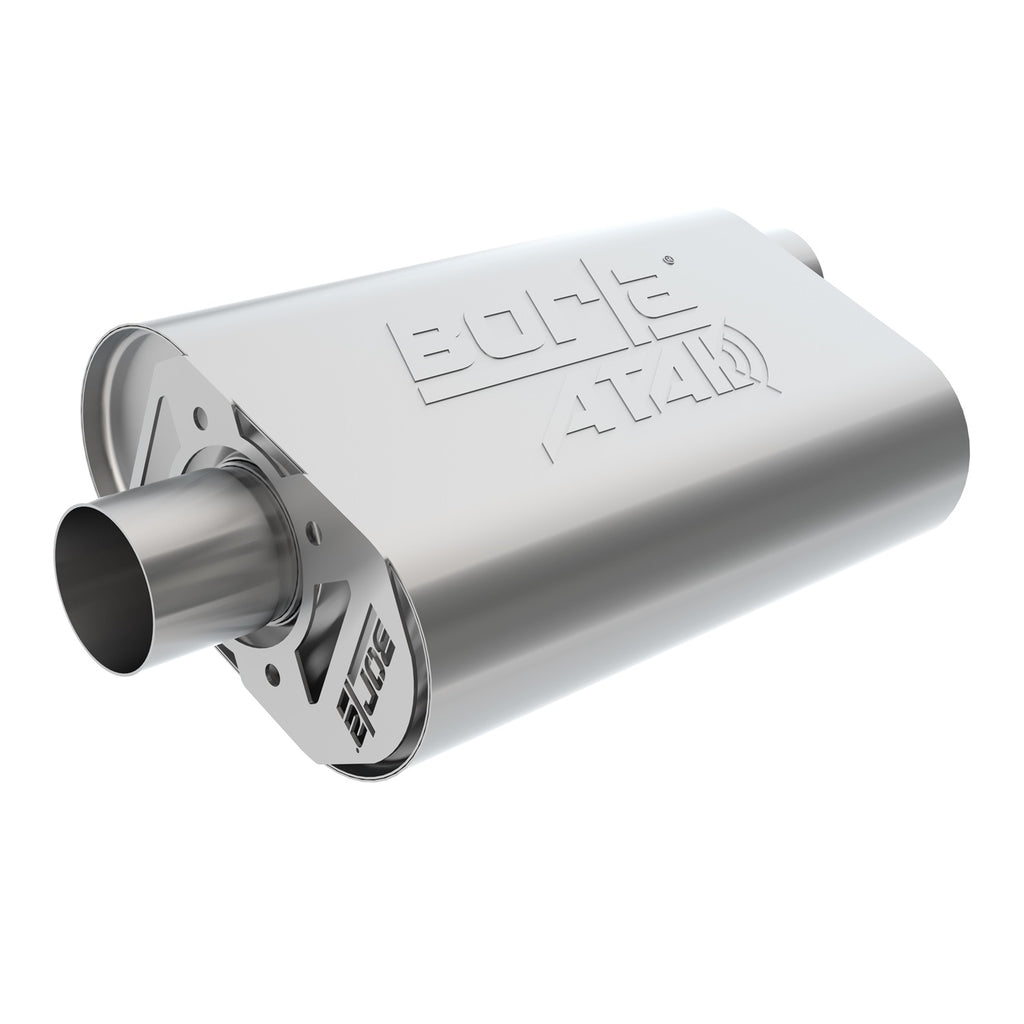 Cratemuffler-Big-Block-Mopar-383413426440-2.5In-OffsetCenter-14Inx4.35Inx9in-Oval-Muffler