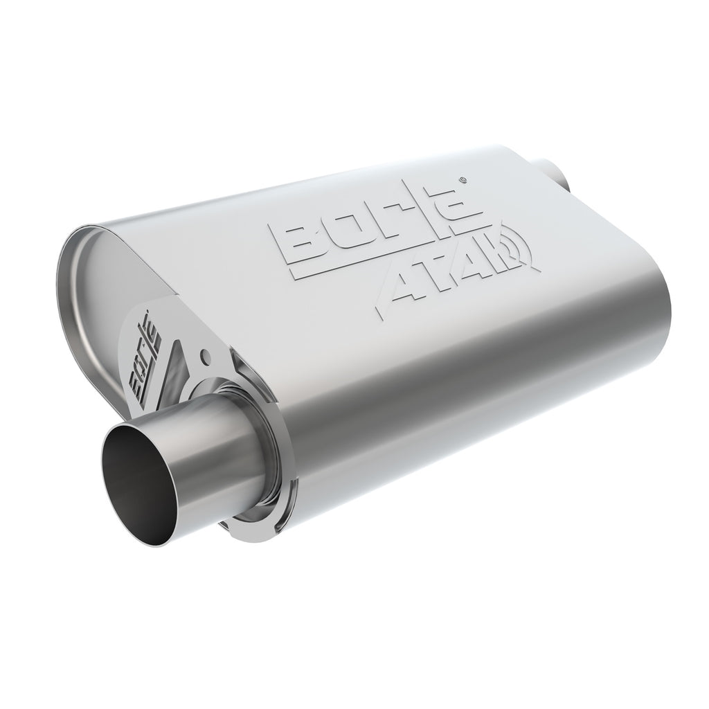 Cratemuffler-Sbc-Hot-350383-3Inch-OffsetOffset-14In-X-4.35In-X-9In-Oval-Muffler