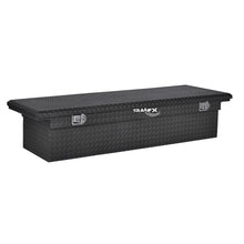Load image into Gallery viewer, Crsovr--Lp-Sgl-Lid-Dia-Tread-Matte-Black-16-Gauge-Alum-72X19.25X13.5-Inch-Height