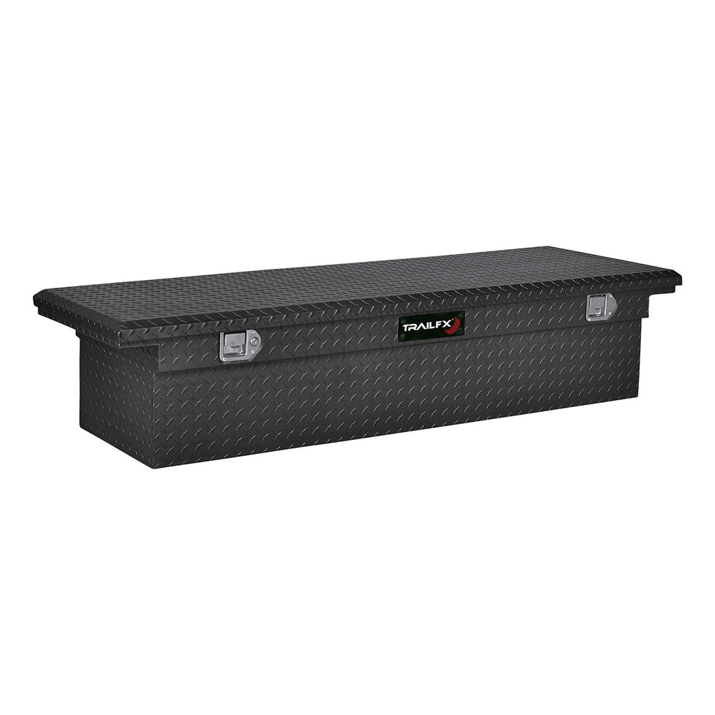 Crsovr--Lp-Sgl-Lid-Dia-Tread-Matte-Black-16-Gauge-Alum-72X19.25X13.5-Inch-Height