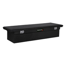 Load image into Gallery viewer, Crsovr-Angled-Sgl-Lid-Dia-Tread-Gloss-Black-Alum-60X19.25X13.5-WTray
