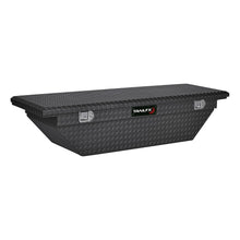 Load image into Gallery viewer, Crsovr-Angled-Sgl-Lid-Dia-Tread-Matte-Black-16-Gauge-Alum-63X19.25X13.5