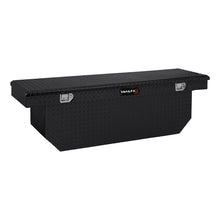 Load image into Gallery viewer, Crsovr-Deep-Sgl-Lid-Pwdr-Ctd-Black-16-Gauge-Alum-72X19.25X19.5-Cap-WTray