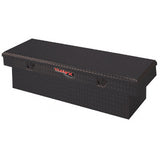 TRAILFX 111722 Crsovr Deep Sgl Lid Pwdr Ctd Black 16 Gauge Alum 72x19.25x19.5 Cap W/Tray