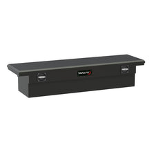 Load image into Gallery viewer, Crsovr-Low-Profil-Sgl-Lid-Dia-Tread-Mat-Black-Alum-72X19.25X13.5-WO-Rail-On-Lid