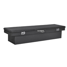 Load image into Gallery viewer, Crsovr-Std-Sgl-Lid-Dia-Tread-Matte-Black-16-Gauge-Alum-72X19.25X13.5-Inch-Height