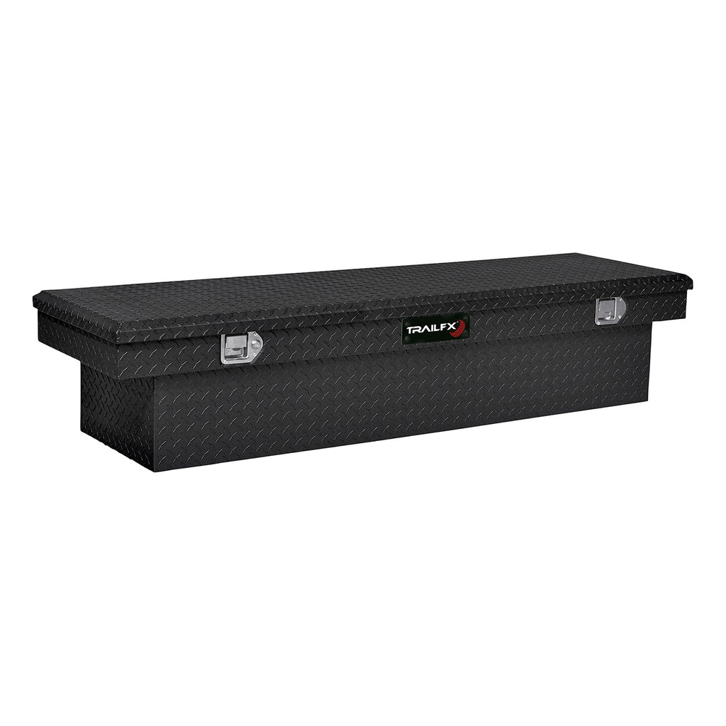Crsovr-Std-Sgl-Lid-Dia-Tread-Matte-Black-16-Gauge-Alum-72X19.25X13.5-Inch-Height