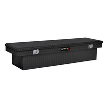 Load image into Gallery viewer, Crsovr-Std-Sgl-Lid-Dia-Tread-Matte-Black-16-Gauge-Alum-72X19.25X13.5-Inch-Height