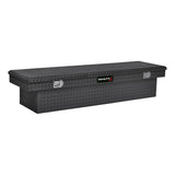 TRAILFX 110722 Crsovr Std Sgl Lid Pwdr Ctd Black 16 Gauge Alum 72x19.25x13.5 Cap W/Tray