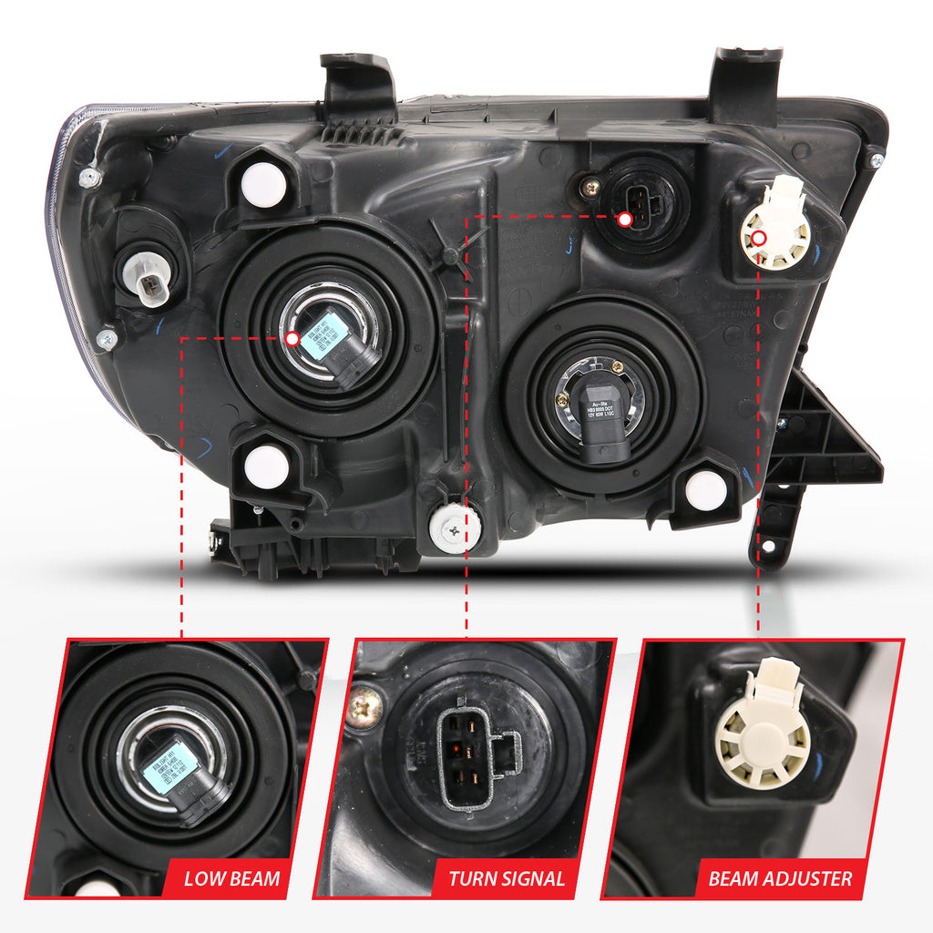 Crystal-Headlight-Set;-Clear-Lens