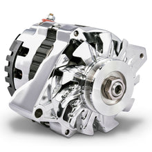Load image into Gallery viewer, Cs130-Alternator;-160-Amp;-Gm-Cs130;-1-Wire;-Machined-Pulley;-Chrome;-100-New