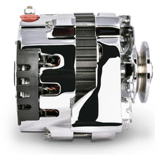 Load image into Gallery viewer, Cs130-Alternator;-160-Amp;-Gm-Cs130;-1-Wire;-Machined-Pulley;-Chrome;-100-New