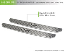 Load image into Gallery viewer, DV8 Offroad D-JL-180014-SIL2 Front Sill Plates with DV8 Logo for Select Jeep Gladiator, Jeep Wrangler