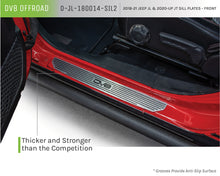 Load image into Gallery viewer, DV8 Offroad D-JL-180014-SIL2 Front Sill Plates with DV8 Logo for Select Jeep Gladiator, Jeep Wrangler