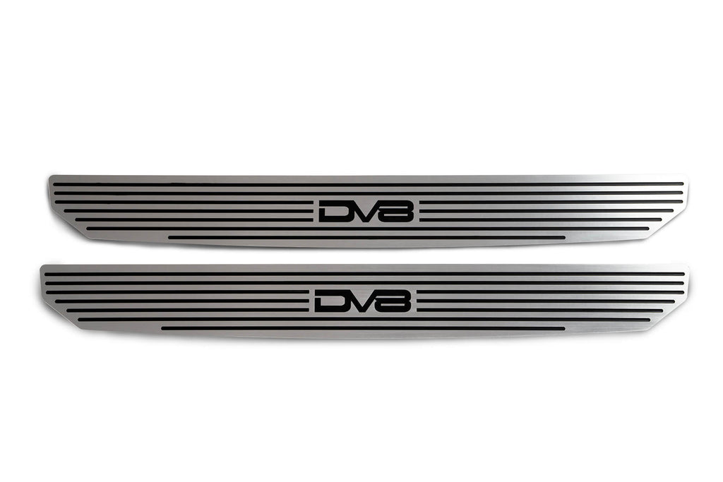 DV8 Offroad D-JL-180014-SIL2 Front Sill Plates with DV8 Logo for Select Jeep Gladiator, Jeep Wrangler
