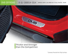 Load image into Gallery viewer, DV8 Offroad D-JL-180014-SIL4 Rear Sill Plates with DV8 Logo for Select Jeep Wrangler