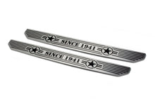 Load image into Gallery viewer, DV8 Offroad D-JL-180014-STR2 Front Sill Plates with in.Since 1942 in. Logo for Select Jeep Gladiator, Jeep Wrangler