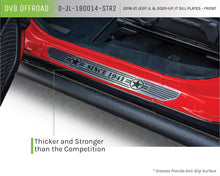 Load image into Gallery viewer, DV8 Offroad D-JL-180014-STR2 Front Sill Plates with in.Since 1942 in. Logo for Select Jeep Gladiator, Jeep Wrangler