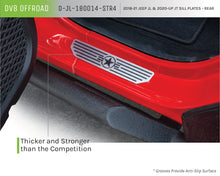 Load image into Gallery viewer, DV8 Offroad D-JL-180014-STR4 Rear Sill Plates with in.Since 1942 in. Logo for Select Jeep Wrangler