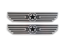 Load image into Gallery viewer, DV8 Offroad D-JL-180014-STR4 Rear Sill Plates with in.Since 1942 in. Logo for Select Jeep Wrangler