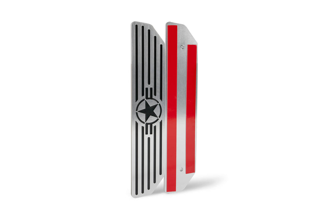 DV8 Offroad D-JL-180014-STR4 Rear Sill Plates with in.Since 1942 in. Logo for Select Jeep Wrangler