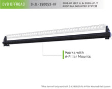 Load image into Gallery viewer, DV8 Offroad D-JL-190053-RF Roof Rail Mounted System for Select Jeep Wrangler