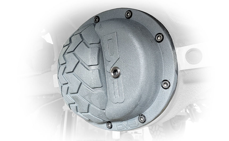 DV8 Offroad D-JP-110001-D30 Differential Cover; Dana 30 for Select Jeep Wrangler, Jeep Wrangler JK