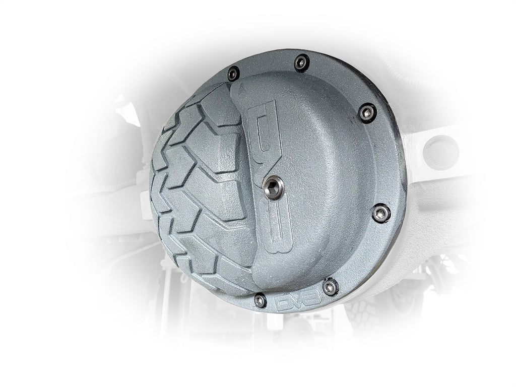 DV8 Offroad D-JP-110001-D30 Differential Cover; Dana 30 for Select Jeep Wrangler, Jeep Wrangler JK